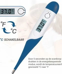 Premium Commerce Thermometer Lichaam - Koortsthermometer Voor Volwassenen - Blauw - Incl. Opbergcase En Handleiding! -Yunmai Shop 550x554 1