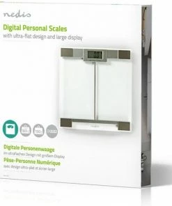 Nedis Personenweegschaal | Digitaal | Transparant | Gehard Glas | Maximaal Weegvermogen: 180 Kg 20 Nedis Personenweegschaal | Digitaal | Transparant | Gehard Glas | Maximaal Weegvermogen: 180 Kg -Yunmai Shop 550x554 13