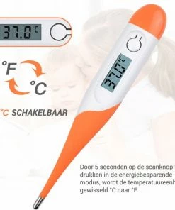 Premium Commerce Thermometer Lichaam - Koortsthermometer Voor Volwassenen - Oranje - Incl. Opbergcase En Handleiding! 15 Premium Commerce Thermometer Lichaam - Koortsthermometer Voor Volwassenen - Oranje - Incl. Opbergcase En Handleiding! -Yunmai Shop 550x554 7