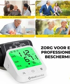 MostEssential Premium Bloeddrukmeter Bovenarm - Hartslagmeter - Inclusief Opbergtas En Batterijen - 200 Metingen Geheugen -Yunmai Shop 550x554 9