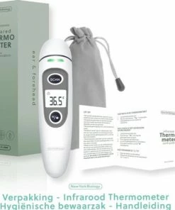 New York Biology - Infrarood Oor En Voorhoofdthermometer Lichaam Voor Baby- Kinderen & Volwassenen-digitale Koortsthermometer-incl. Batterijen +NL Handleiding 17 New York Biology - Infrarood Oor En Voorhoofdthermometer Lichaam Voor Baby- Kinderen & Volwassenen-digitale Koortsthermometer-incl. Batterijen +NL Handleiding -Yunmai Shop 550x555