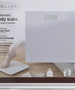 D?luxa Deluxa Weegschaal - Personenweegschaal - Inclusief Batterijen - Wit - Met Temperatuurmeter -Yunmai Shop 550x555 3