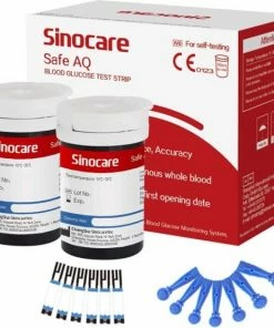 Sinocare Bloedglucosemeter/bloedglucose Diabetescontrolekit Met Codevrij Strips X 50 En Pijnloze Lancetten X 50 - In Mg/dL (Safe Accu) (50 Strips) -Yunmai Shop 550x555 8