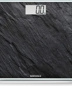 Yunmai Shop 8 Soehnle Personenweegschaal Digitaal Style Sense Compact 300 - Leisteenlook - Tot 180 Kg - Incl. Batterijen