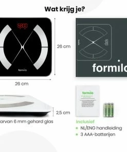 Formilo Personenweegschaal Met Lichaamsanalyse ? Vetpercentage Meter ? App 20 Formilo Personenweegschaal Met Lichaamsanalyse ? Vetpercentage Meter ? App -Yunmai Shop 550x557 4