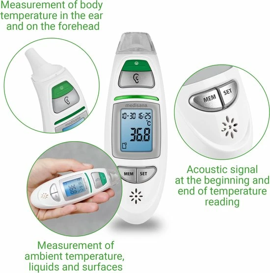 Medisana TM 750 - Lichaamsthermometer - Infrarood 9 Medisana TM 750 - Lichaamsthermometer - Infrarood - Afbeelding 7