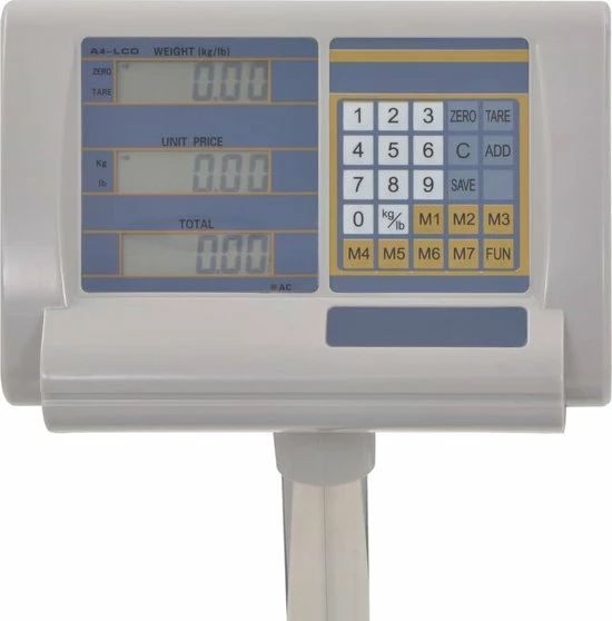 VidaXL Digitale Platformweegschaal Met Oplaadbare Batterij 300 Kg 9 VidaXL Digitale Platformweegschaal Met Oplaadbare Batterij 300 Kg - Afbeelding 7
