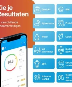 Smart-Tech Smarttech® - Slimme Weegschaal - Met Lichaamsanalyse - Met App - Bluetooth -Yunmai Shop 550x558 3