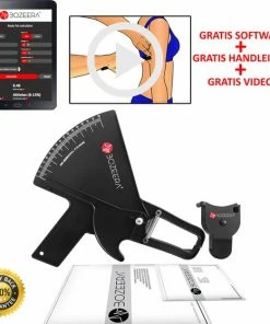 BOZEERA Huidplooimeter PRO En Body Mass Tape - Vetmeter PRO En Meetlint Lichaam - Inclusief Software Video Uitleg En Nederlandse Handleiding -Yunmai Shop 550x559 1