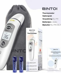 Bintoi? Thermometer Voorhoofd - Temperatuurmeter - Koortsthermometer Voor Volwassenen En Baby's - Infrarood Thermometer Lichaam - Digitale Voorhoofd Thermometer -Yunmai Shop 550x561 3