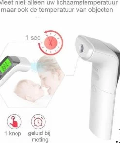 JEAS® - Thermometer Voorhoofd - Koortsthermometer- Infrarood Thermometer - Incl. Batterijen 18 JEAS® - Thermometer Voorhoofd - Koortsthermometer- Infrarood Thermometer - Incl. Batterijen -Yunmai Shop 550x561 4
