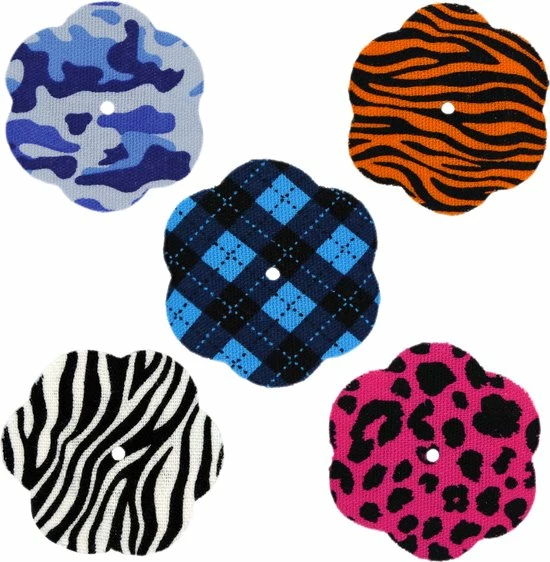 Merkloos Set Van 2 Fixeer Tapes / Pleisters / Stickers - Bloem - Leopard - Geschikt Voor FreeStyle Libre 2 Sensor 5 Merkloos Set Van 2 Fixeer Tapes / Pleisters / Stickers - Bloem - Leopard - Geschikt Voor FreeStyle Libre 2 Sensor - Afbeelding 3