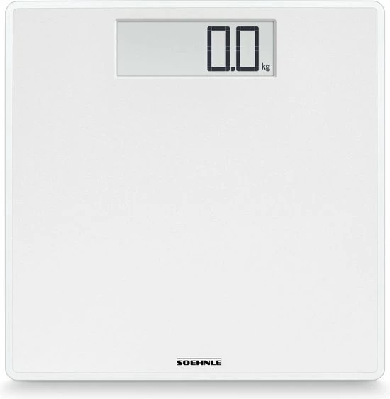 Soehnle Personenweegschaal Digitaal Style Sense Safe 100 - Wit - Tot 180 Kg - Incl. Batterijen 3 Soehnle Personenweegschaal Digitaal Style Sense Safe 100 - Wit - Tot 180 Kg - Incl. Batterijen