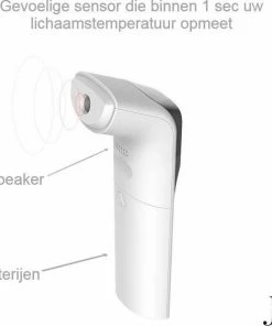 JEAS® - Thermometer Voorhoofd - Koortsthermometer- Infrarood Thermometer - Incl. Batterijen 13 JEAS® - Thermometer Voorhoofd - Koortsthermometer- Infrarood Thermometer - Incl. Batterijen -Yunmai Shop 550x563 4