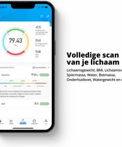 FlinQ Bluetooth Weegschaal - Personenweegschaal - Analyse App - Vetpercentage -Yunmai Shop 550x564 2