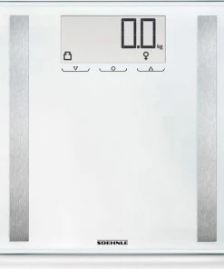 Soehnle Analyse Ersonenweegschaal Digitaal Shape Sense Control 200 - 8 Personen - Wit - Tot 180 Kg - Incl. Batterijen