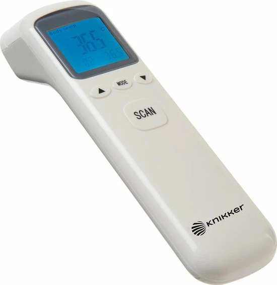 Knikker? - Infrarood Thermometer Voorhoofd & Lichaam - Wit 3 Knikker? - Infrarood Thermometer Voorhoofd & Lichaam - Wit
