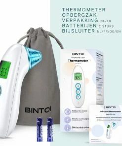 Bintoi® X100 - Digitale Oorthermometer - Infrarood Thermometer Voorhoofd - Temperatuurmeter - Koortsthermometer Voor Volwassenen En Baby's - Digitale Thermometer Lichaam - Instant Meting In 1 Seconde - Incl. Batterijen 16 Bintoi® X100 - Digitale Oorthermometer - Infrarood Thermometer Voorhoofd - Temperatuurmeter - Koortsthermometer Voor Volwassenen En Baby's - Digitale Thermometer Lichaam - Instant Meting In 1 Seconde - Incl. Batterijen -Yunmai Shop 550x567 4