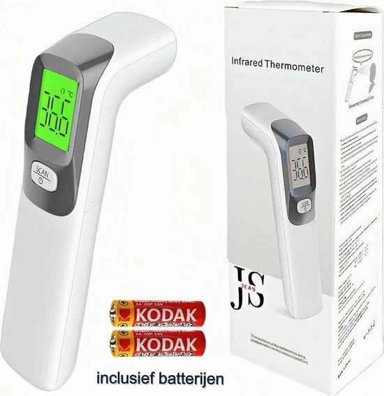 JEAS® - Thermometer Voorhoofd - Koortsthermometer- Infrarood Thermometer - Incl. Batterijen 3 JEAS® - Thermometer Voorhoofd - Koortsthermometer- Infrarood Thermometer - Incl. Batterijen