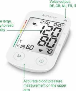 Medisana BU 535 Voice Sprekende Bovenarmbloeddrukmeter -Yunmai Shop 550x568 2