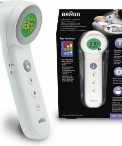 Braun Digitale Thermometer + Handige Opbergetui - Voorhoofdthermometer - Age Precision Technologie - Contactloze Meting - Geschikt Voor Baby's, Kinderen & Volwassenen - Koortsindicator Met Leeftijdsinstelling - Met Stiltemodus - BNT400- Wit 26 Braun Digitale Thermometer + Handige Opbergetui - Voorhoofdthermometer - Age Precision Technologie - Contactloze Meting - Geschikt Voor Baby's, Kinderen & Volwassenen - Koortsindicator Met Leeftijdsinstelling - Met Stiltemodus - BNT400- Wit -Yunmai Shop 550x569 4