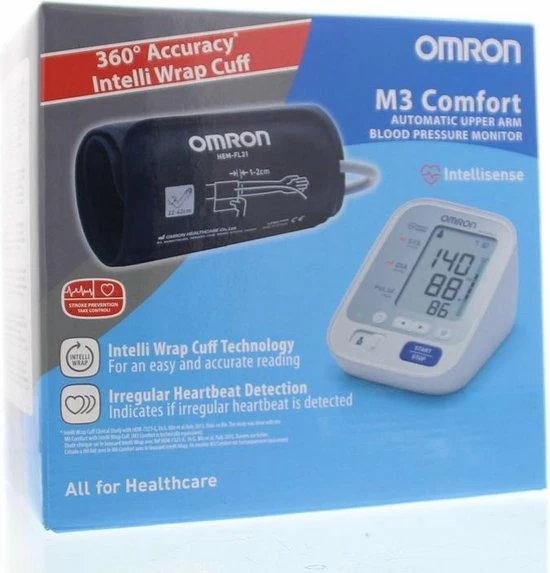 OMRON M3 COMFORT Bovenarm Bloeddrukmeter 11 OMRON M3 COMFORT Bovenarm Bloeddrukmeter - Afbeelding 9