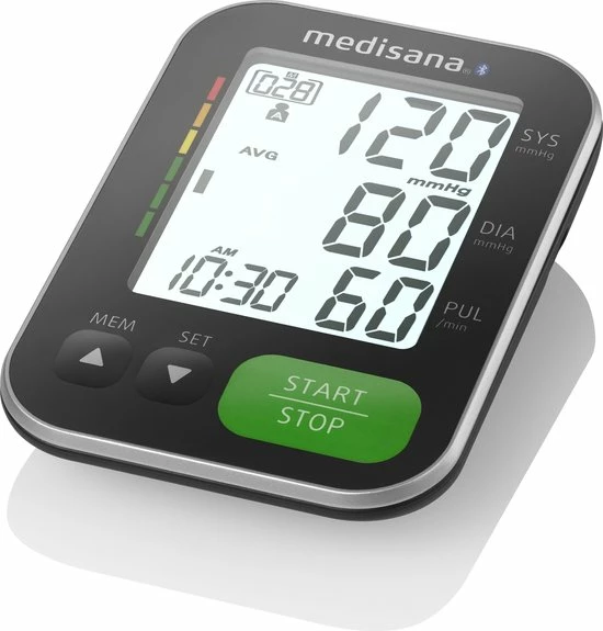 Medisana BU 570 Connect Bovenarm Bloeddrukmeter Zwart 3 Medisana BU 570 Connect Bovenarm Bloeddrukmeter Zwart