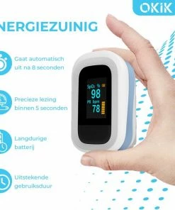 Okik Luxe Saturatiemeter Met Hartslagmeter ? Zuurstofmeter Vinger ? Pulse Oximeter 13 Okik Luxe Saturatiemeter Met Hartslagmeter ? Zuurstofmeter Vinger ? Pulse Oximeter -Yunmai Shop 550x576 10