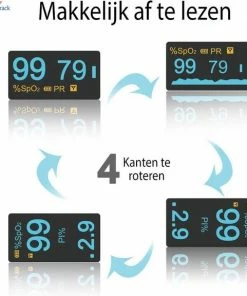 Meditrack Professionele Saturatiemeter Met APP En Hartslagmeter - Incl. Batterijen - Best Getest - Pulse Oximeter ? Zuurstofmeter Vinger 17 Meditrack Professionele Saturatiemeter Met APP En Hartslagmeter - Incl. Batterijen - Best Getest - Pulse Oximeter ? Zuurstofmeter Vinger -Yunmai Shop 550x576 7