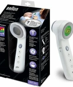 Braun Digitale Thermometer + Handige Opbergetui - Voorhoofdthermometer - Age Precision Technologie - Contactloze Meting - Geschikt Voor Baby's, Kinderen & Volwassenen - Koortsindicator Met Leeftijdsinstelling - Met Stiltemodus - BNT400- Wit 24 Braun Digitale Thermometer + Handige Opbergetui - Voorhoofdthermometer - Age Precision Technologie - Contactloze Meting - Geschikt Voor Baby's, Kinderen & Volwassenen - Koortsindicator Met Leeftijdsinstelling - Met Stiltemodus - BNT400- Wit -Yunmai Shop 550x577 1