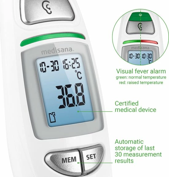 Medisana TM 750 - Lichaamsthermometer - Infrarood 18 Medisana TM 750 - Lichaamsthermometer - Infrarood - Afbeelding 16