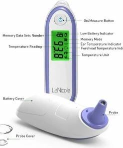 LaNicole?-Infrarood-oor-voorhoofd-thermometer-Groen-koorts-lichaamstemperatuur-baby-kind-volwassen 20 LaNicole?-Infrarood-oor-voorhoofd-thermometer-Groen-koorts-lichaamstemperatuur-baby-kind-volwassen -Yunmai Shop 550x585 3