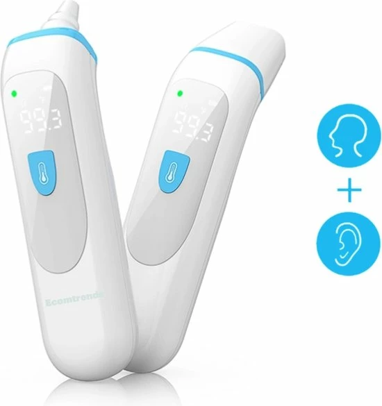 Oorthermometer En Voorhoofd Koortsthermometer Voor Jong En Oud - Infrarood Thermometer - Thermometer Lichaam - Ecomtrends? 5 Oorthermometer En Voorhoofd Koortsthermometer Voor Jong En Oud - Infrarood Thermometer - Thermometer Lichaam - Ecomtrends? - Afbeelding 3