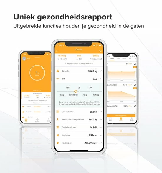 Robi Products Robi S9 Personenweegschaal Met Lichaamsanalyse - Zwart 9 Robi Products Robi S9 Personenweegschaal Met Lichaamsanalyse - Zwart - Afbeelding 7