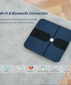 Skala Weegschaal Met Lichaamsanalyse - Digitale Personenweegschaal - Zwart 12 Skala Weegschaal Met Lichaamsanalyse - Digitale Personenweegschaal - Zwart -Yunmai Shop 550x587 1