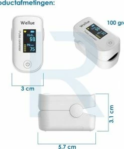RealN WELLUE Professionele Saturatiemeter Met VIHEALTH-App - Oximeter - Hartslagmeter - Zuurstofmeter Vinger - Pulse Oximeter - Led Scherm - Wit 23 RealN WELLUE Professionele Saturatiemeter Met VIHEALTH-App - Oximeter - Hartslagmeter - Zuurstofmeter Vinger - Pulse Oximeter - Led Scherm - Wit -Yunmai Shop 550x587 2