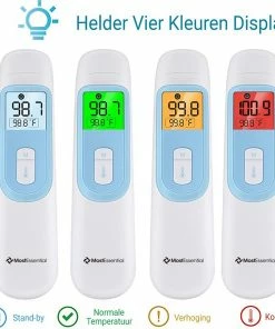 MostEssential Premium Koortsthermometer - Infrarood Thermometer - Thermometer Voorhoofd - Oorthermometer - Contactloos - Koortsthermometer Voor Volwassenen, Kinderen En Baby's - 20D 16 MostEssential Premium Koortsthermometer - Infrarood Thermometer - Thermometer Voorhoofd - Oorthermometer - Contactloos - Koortsthermometer Voor Volwassenen, Kinderen En Baby's - 20D -Yunmai Shop 550x592 1