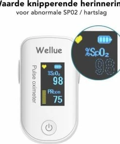 RealN WELLUE Professionele Saturatiemeter Met VIHEALTH-App - Oximeter - Hartslagmeter - Zuurstofmeter Vinger - Pulse Oximeter - Led Scherm - Wit 15 RealN WELLUE Professionele Saturatiemeter Met VIHEALTH-App - Oximeter - Hartslagmeter - Zuurstofmeter Vinger - Pulse Oximeter - Led Scherm - Wit -Yunmai Shop 550x597 2