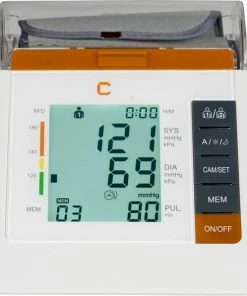 Cresta Care BPM820S Digitale Bovenarm Bloeddrukmeter | Meet Gemiddelde Bloeddruk Over Drie Metingen | XL-manchet 22 - 42 Cm | Opbergvak Voor Manchet | 3 Jaar Garantie