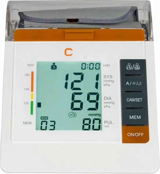 Cresta Care BPM820S Digitale Bovenarm Bloeddrukmeter | Meet Gemiddelde Bloeddruk Over Drie Metingen | XL-manchet 22 - 42 Cm | Opbergvak Voor Manchet | 3 Jaar Garantie 3 Cresta Care BPM820S Digitale Bovenarm Bloeddrukmeter | Meet Gemiddelde Bloeddruk Over Drie Metingen | XL-manchet 22 - 42 Cm | Opbergvak Voor Manchet | 3 Jaar Garantie