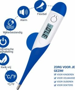 Premium Commerce Thermometer Lichaam - Koortsthermometer Voor Volwassenen - Blauw - Incl. Opbergcase En Handleiding! -Yunmai Shop 550x599