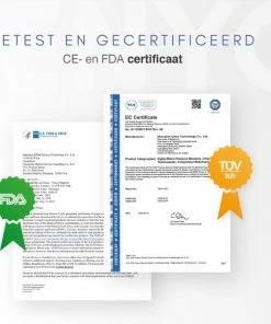 SENYO Saturatiemeter Met Hartslagmeter - Zuurstofmeter Vinger - Pulse Oximeter -Yunmai Shop 550x601 1