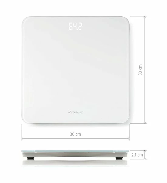 Medisana PS 435 - Personenweegschaal - Wit 13 Medisana PS 435 - Personenweegschaal - Wit - Afbeelding 11