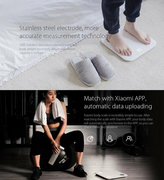 Xiaomi Mi Body Composition Smart Scale 2 - Slimme Lichaamsanalyseweegschaal 9 Xiaomi Mi Body Composition Smart Scale 2 - Slimme Lichaamsanalyseweegschaal - Afbeelding 7