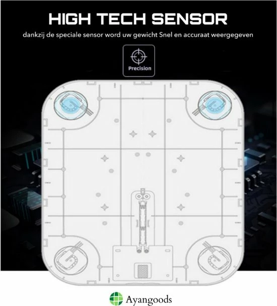 Ayangoods Slimme Weegschaal ? Personenweegschaal Beste Koop ? 12x Lichaamsanalyse O.a. Vetpercentage, BMI - Met App ? Digitale Weegschaal Personen ? Weegschaal Analoog ? Sport Weegschaal ? Fitness Weegschaal 11 Ayangoods Slimme Weegschaal ? Personenweegschaal Beste Koop ? 12x Lichaamsanalyse O.a. Vetpercentage, BMI - Met App ? Digitale Weegschaal Personen ? Weegschaal Analoog ? Sport Weegschaal ? Fitness Weegschaal - Afbeelding 9