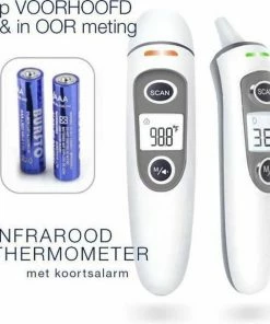 G Master Professionele Digitale Infrarood Oor- / Voorhoofd Thermometer Incl. Batterijen, Nederlandse Handleiding En 20 X Beschermkapjes -Yunmai Shop 550x608 2