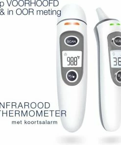 G Master Professionele Digitale Infrarood Oor- / Voorhoofd Thermometer Incl. Batterijen, Nederlandse Handleiding En 20 X Beschermkapjes -Yunmai Shop 550x609 1