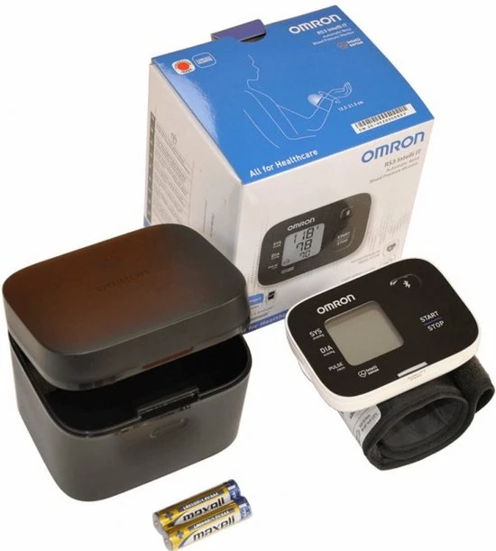 OMRON RS3 Intelli IT Bloeddrukmeter Pols - Blood Pressure Monitor - Klinisch Gevalideerd - 13,5 Tot 21,5 Cm Manchet 13 OMRON RS3 Intelli IT Bloeddrukmeter Pols - Blood Pressure Monitor - Klinisch Gevalideerd - 13,5 Tot 21,5 Cm Manchet - Afbeelding 11