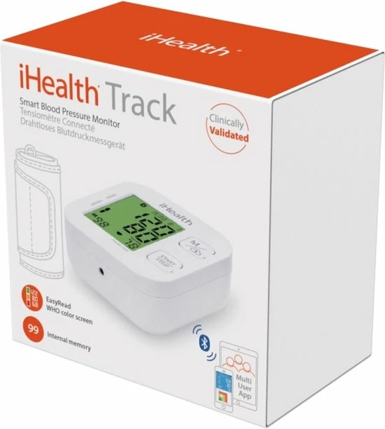 IHealth Track - Bovenarm Bloeddrukmeter 6 IHealth Track - Bovenarm Bloeddrukmeter - Afbeelding 4