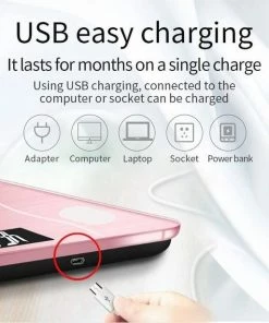 Merkloos Digitale Smart Weegschaal - Personenweegschaal - Met Lichaamsanalyse - USB Oplaadbaar - Met App - Zwart 23 Merkloos Digitale Smart Weegschaal - Personenweegschaal - Met Lichaamsanalyse - USB Oplaadbaar - Met App - Zwart -Yunmai Shop 550x615 2